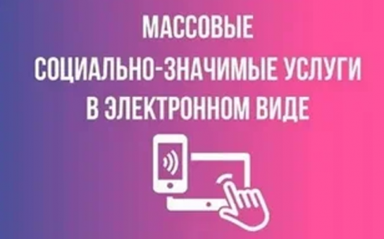 О возможности получения массовых социально значимых услуг в электронном виде на ЕПГУ