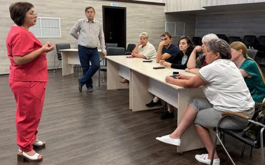 Состоялся круглый стол педагогов центров «Точки роста» образовательных организаций Баганского района